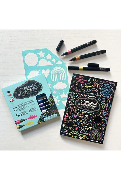 Metallic Dreams Doodle Pad