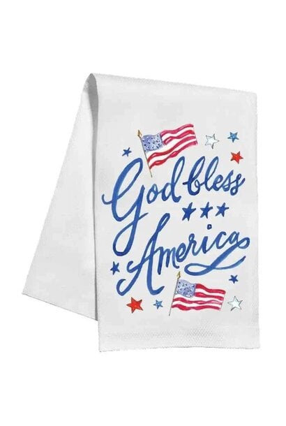 Kitchen Towel God Bless America