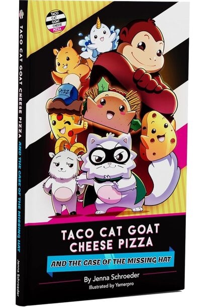 Taco Cat Goat Cheese Pizza & the Case of the Missing Hat