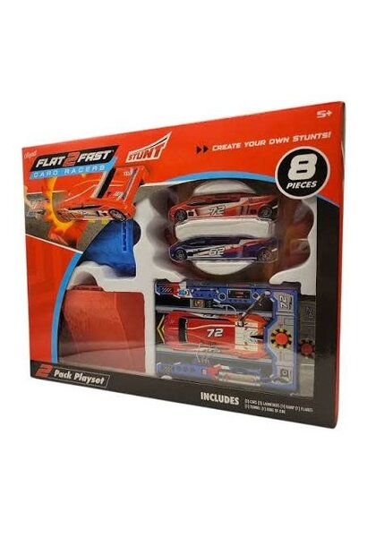 Flat 2 Fast Stunt 2-Pack Playset