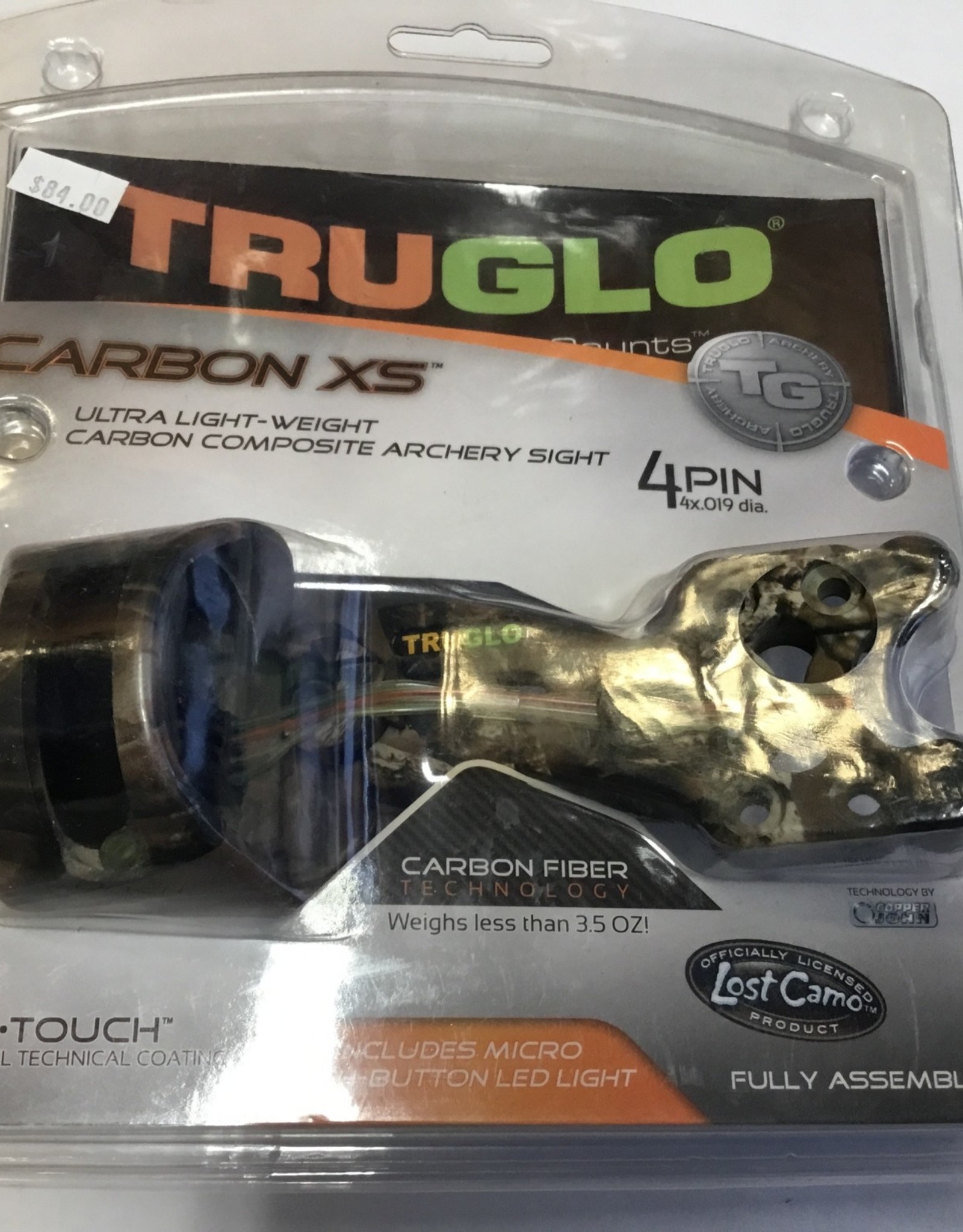 Tru Glo Carbon XS 4 Pin Sight Lost Camo