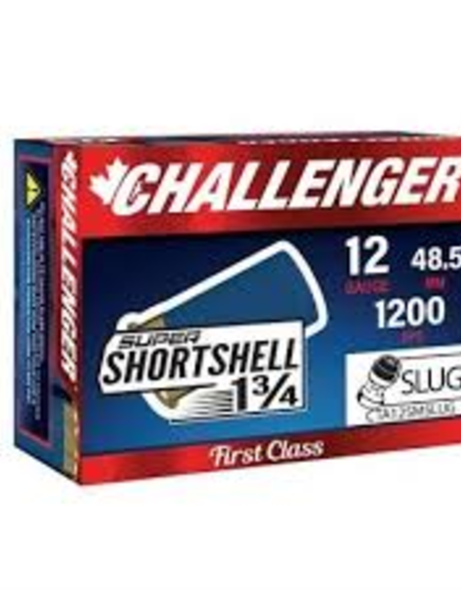Challenger 12GA 1 3/4 SUPER SHORT 1 0Z SLUG 1200 FPS