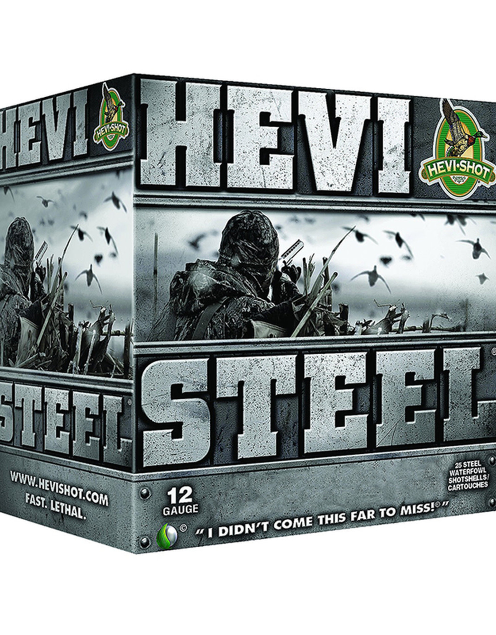Hevi Steel 12 Gauge 1 1/4 oz 3” #4 Shot