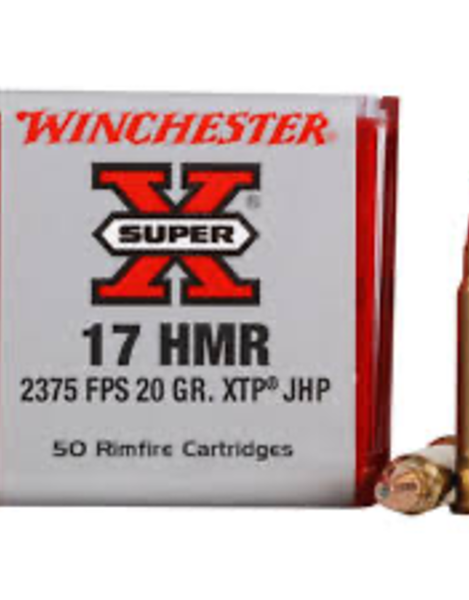 Winchester 17 HMR 20GR 2375 FPS JACKETED HOLLOW POINT