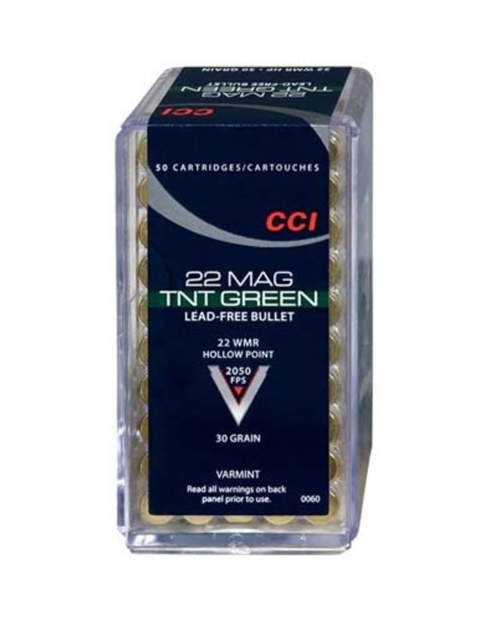 CCI TNT GREEN 22 WMR 30 GR HP