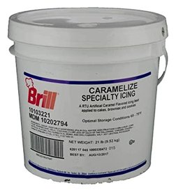 14 LB Pail Icing Variety Caramel, Chocolate, Caramel Apple