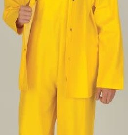 100% Waterproof 3-Piece Rainsuit Yellow Large