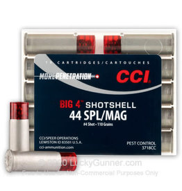 CCI 44 SPL/Mag #4 Shot 110 GR