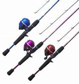 Zebco Slingshot Rod/Reel Combo Available in Purple, Blue, or Red