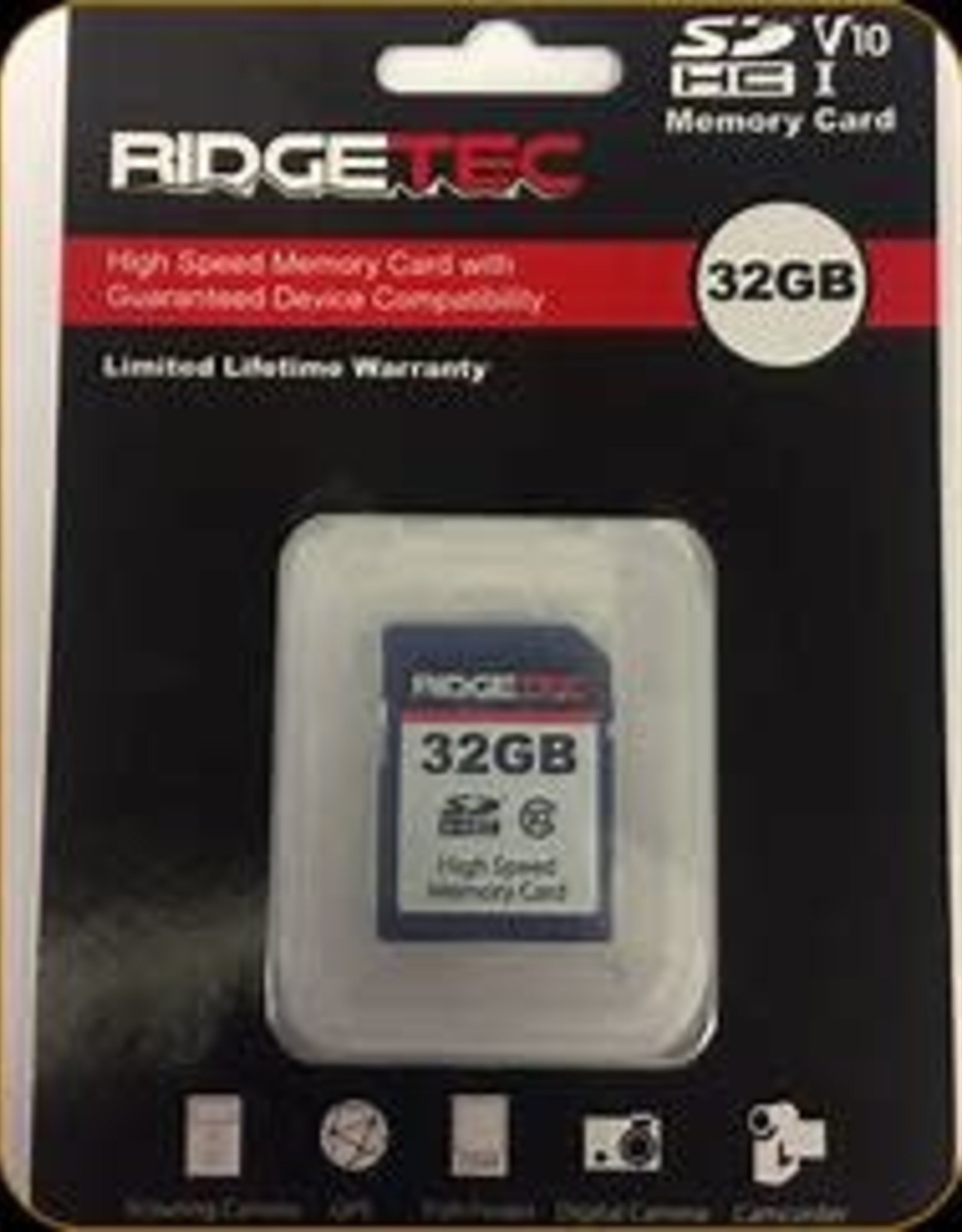 Ridgetec 32 GB SD Card V10