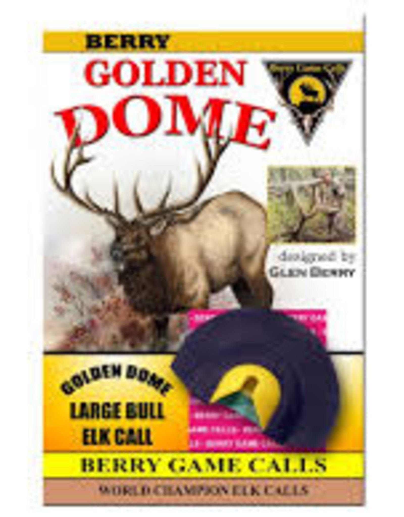 Berry Game Calls Golden Dome Large Bull Elk Call