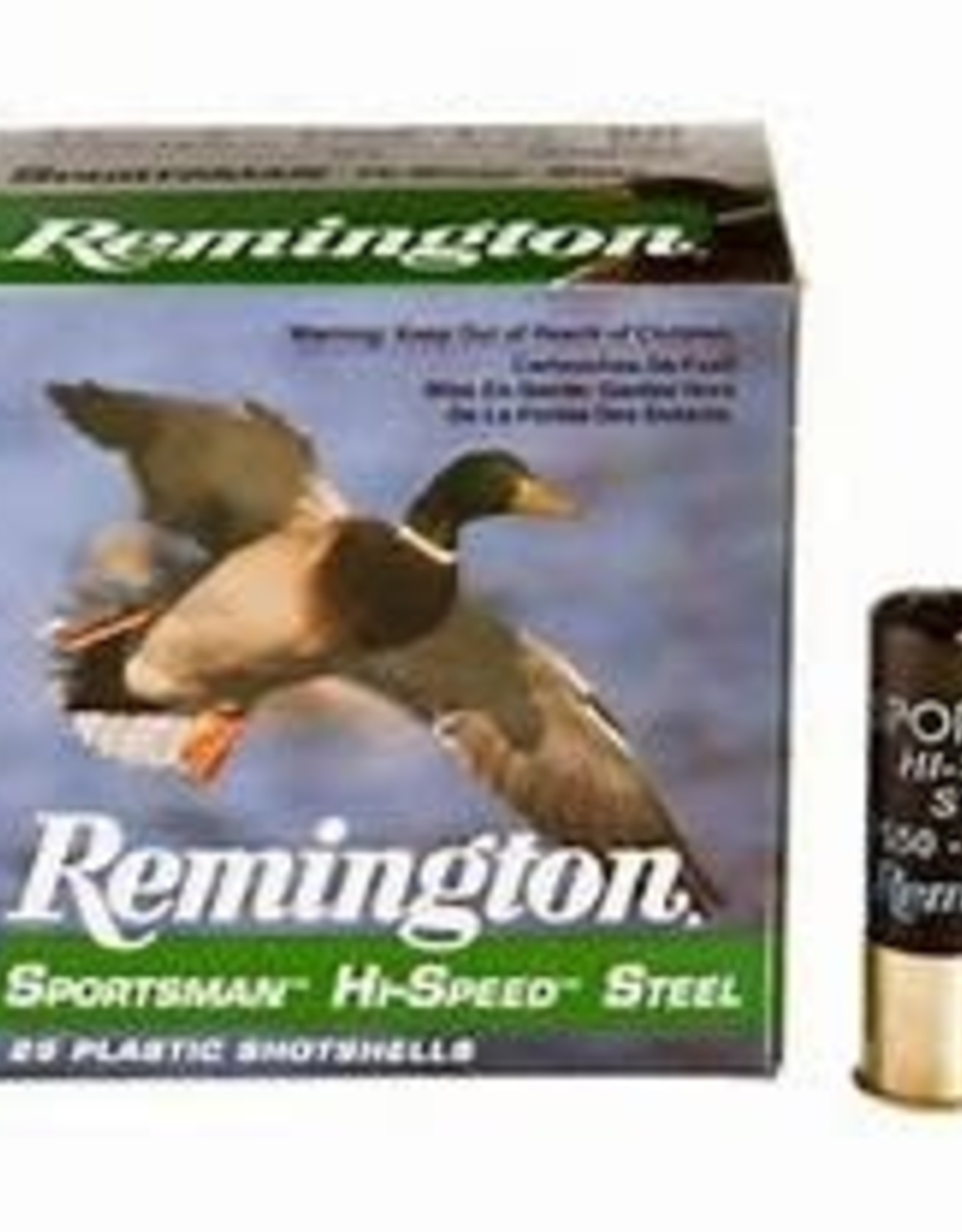 Remington Sportsman Hi-Speed Steel 12GA 3" 4 Shot 1 1/8oz