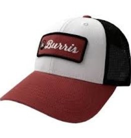 Burris Burris Black/White/ Crimson Hat