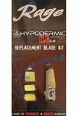 Rage Hypodermic No Collar Replacement Blade Kit