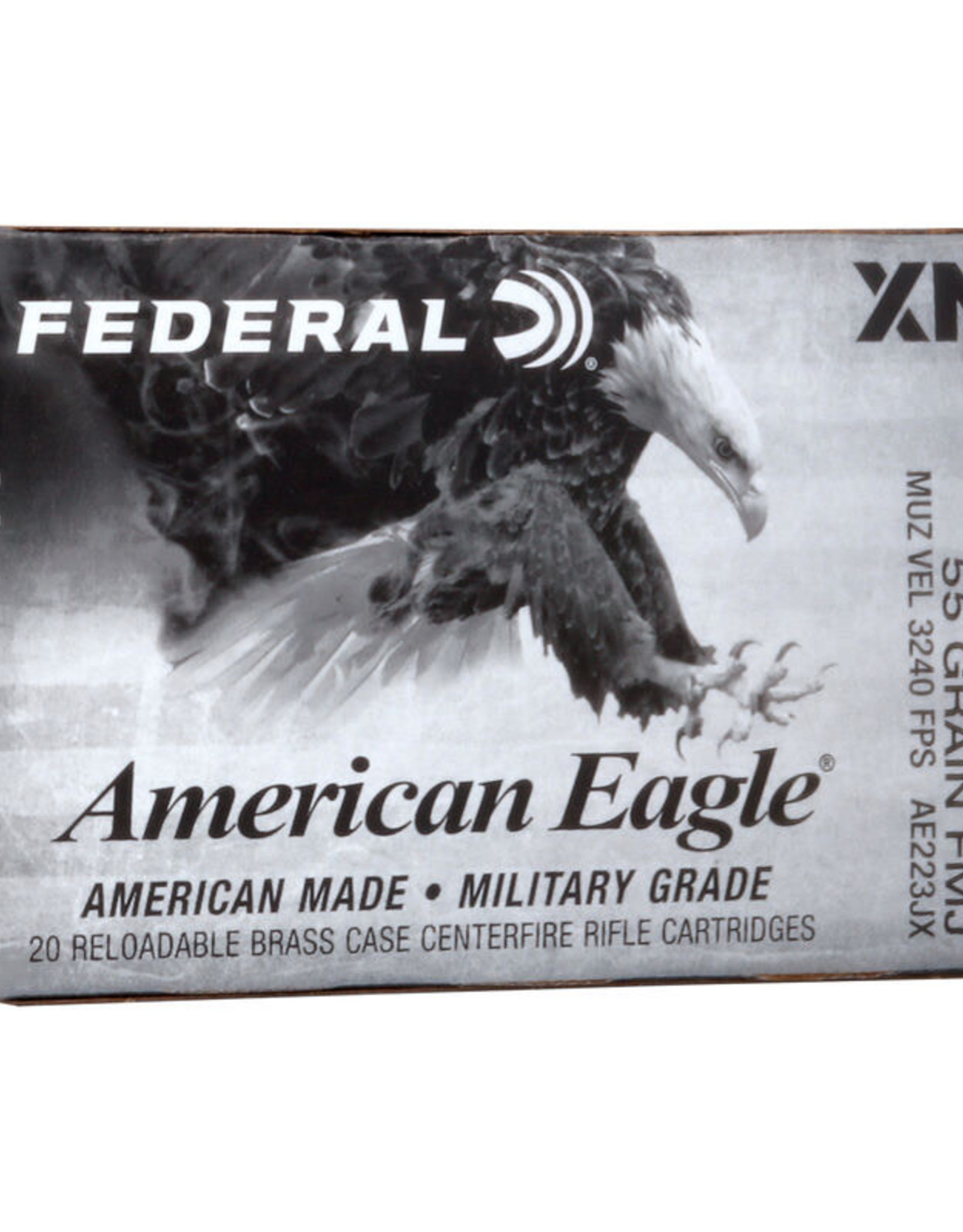 Federal AMERICAN EAGLE 223 55 GR FMJ