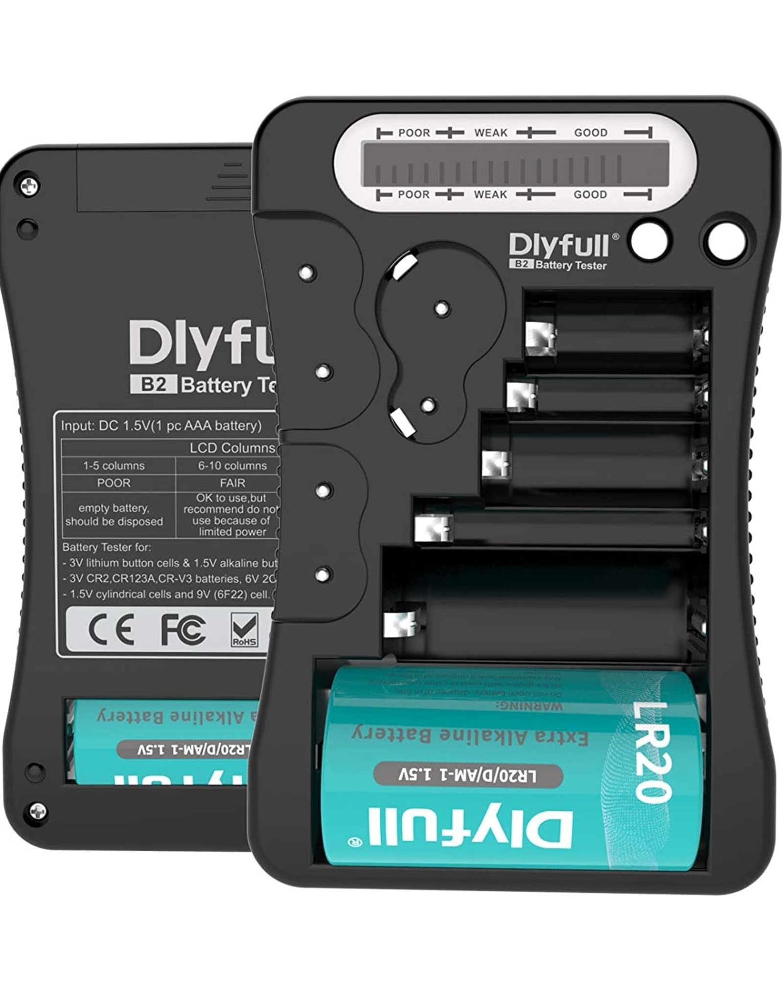 DIyfull B2 Universal Battery Tester