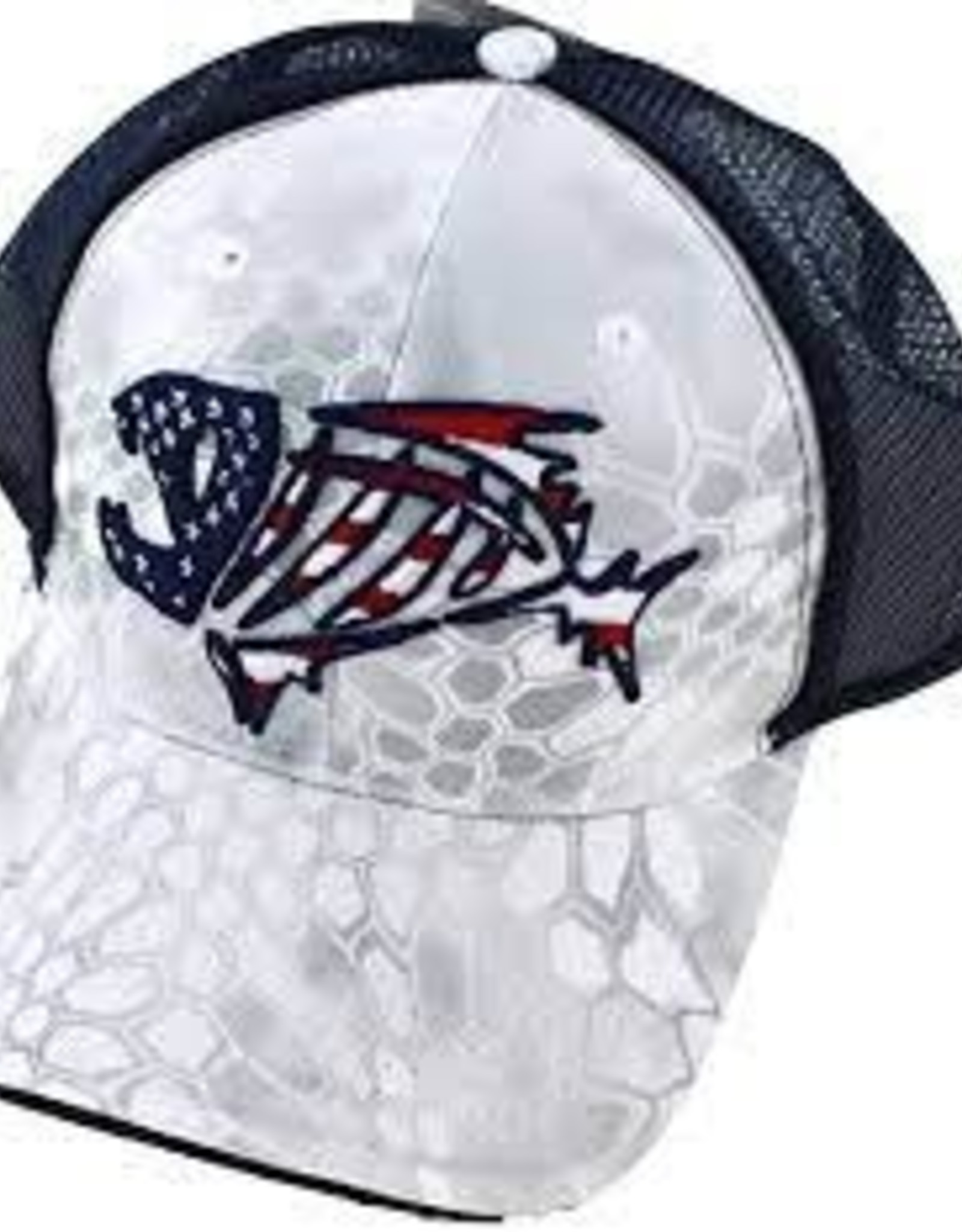 G. Loomis Red White And Blue Mesh Back Hat