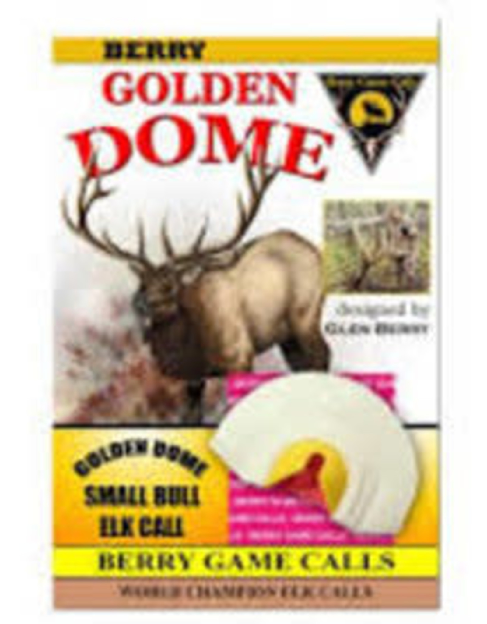 Berry Game Calls Golden Dome Small Bull Elk Call