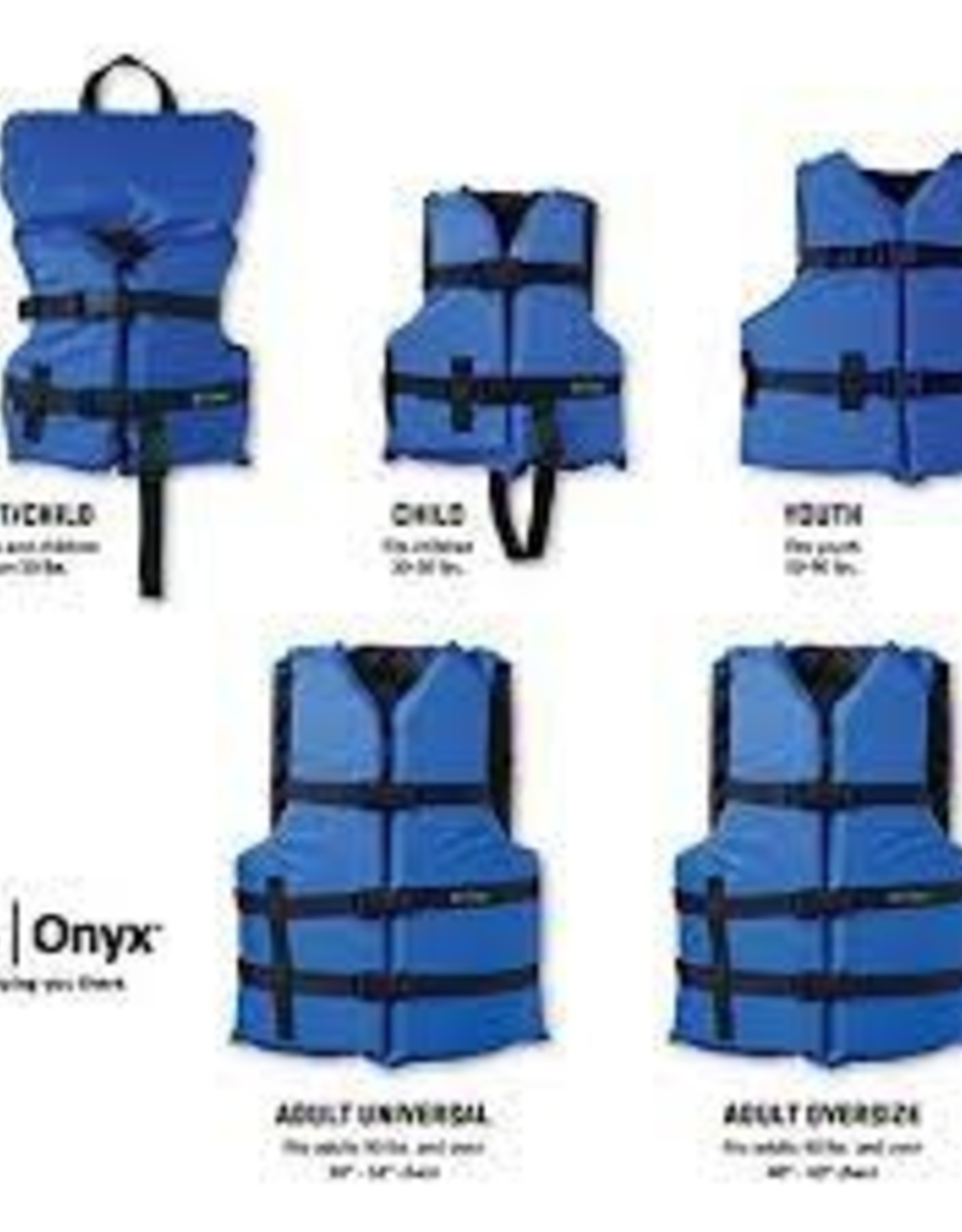 Onyx Purpose Vest Red/Black Child Onyx 103000-100-001-1 2 General