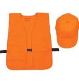 HME Blaze Orange Safety Vest & Hunting Cap