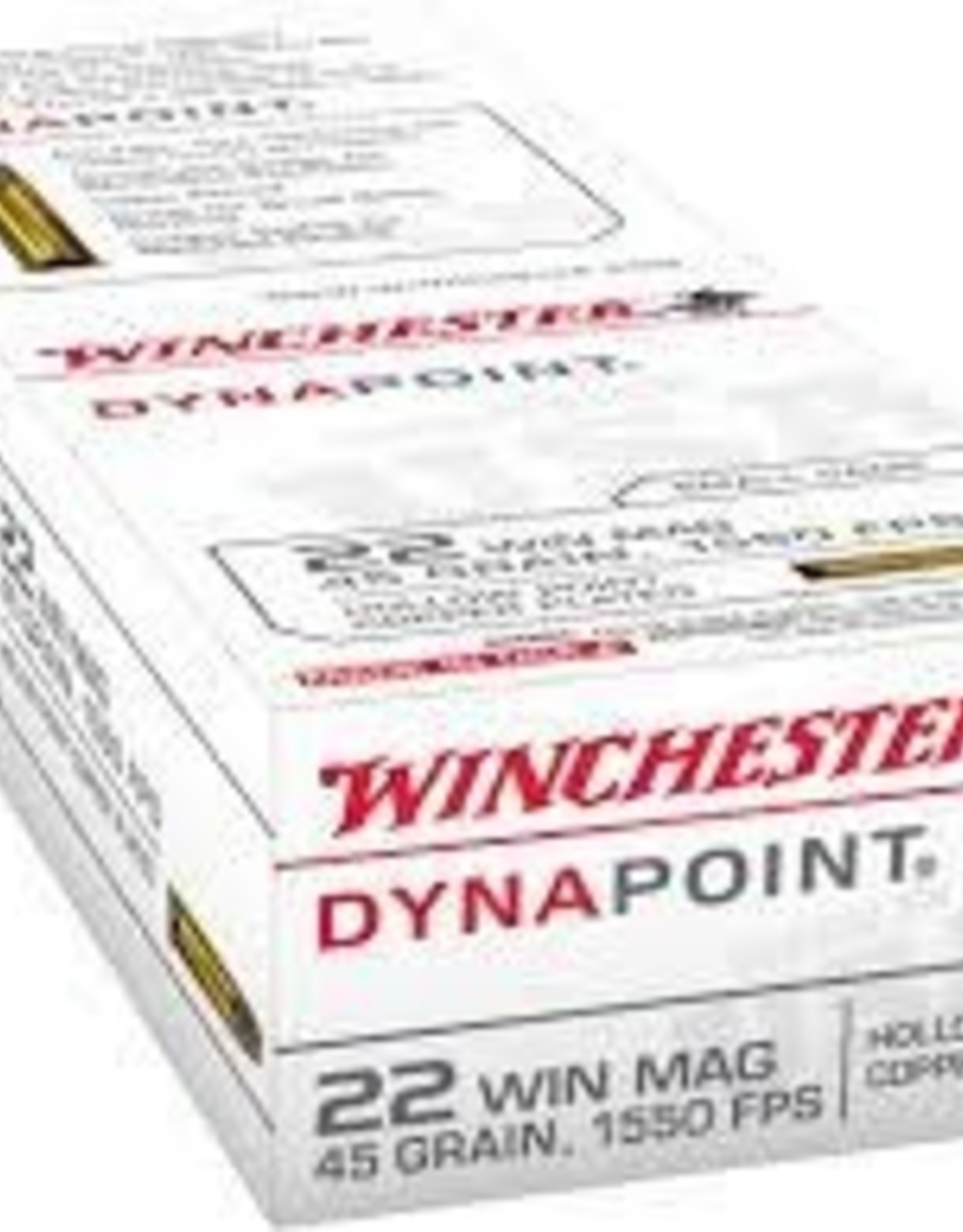 Winchester DynaPoint 45GR HP 22WMR 250 RNDS