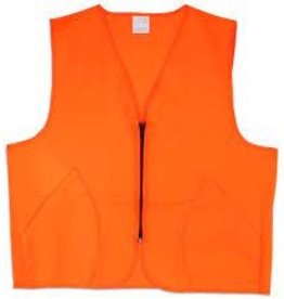 World Famous Sport Blaze Orange Zippered Vest