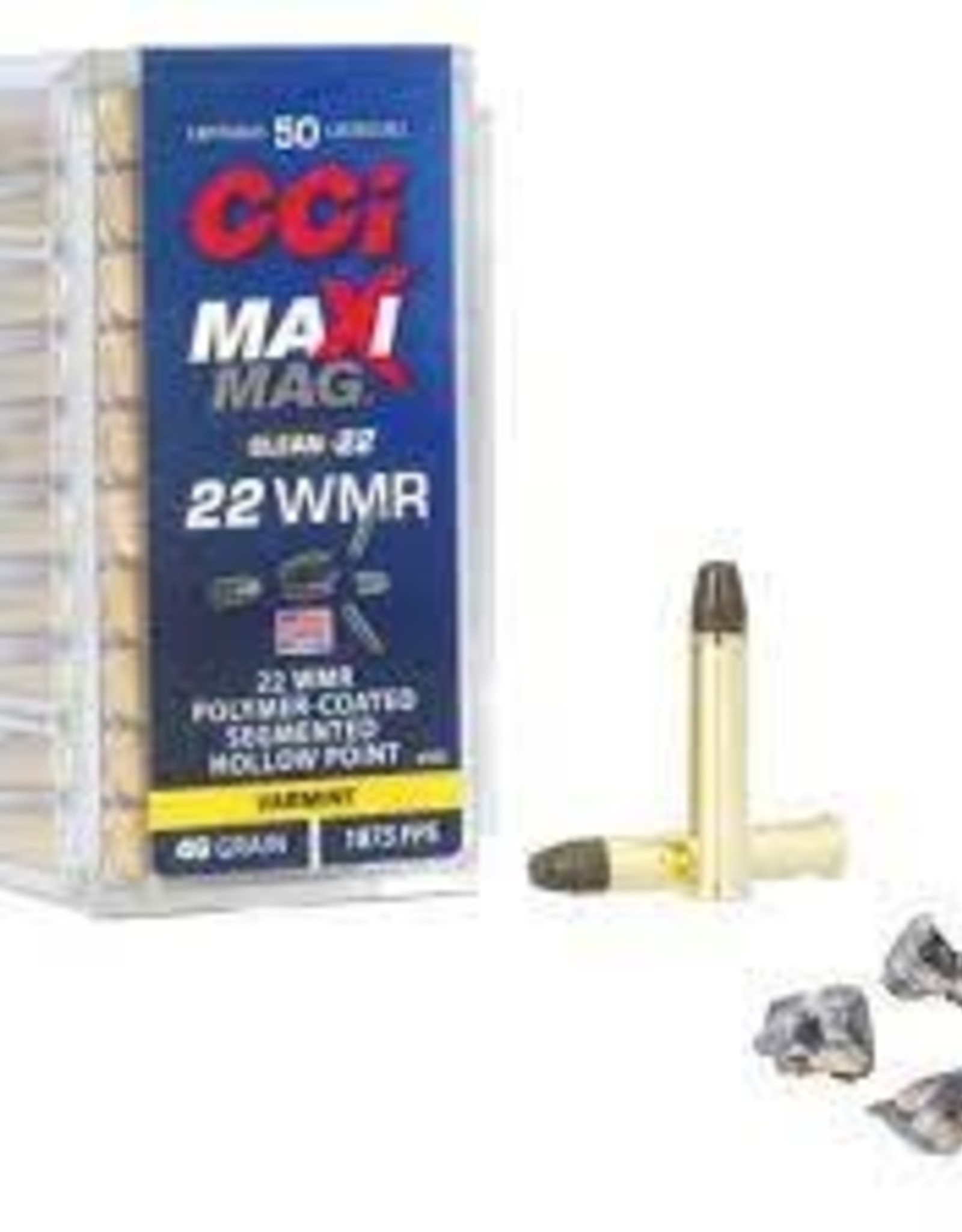 CCI 22 WMR VNT Varmint 30 GR Polymer Tip