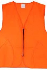 World Famous Sport Blaze Orange Zippered Vest
