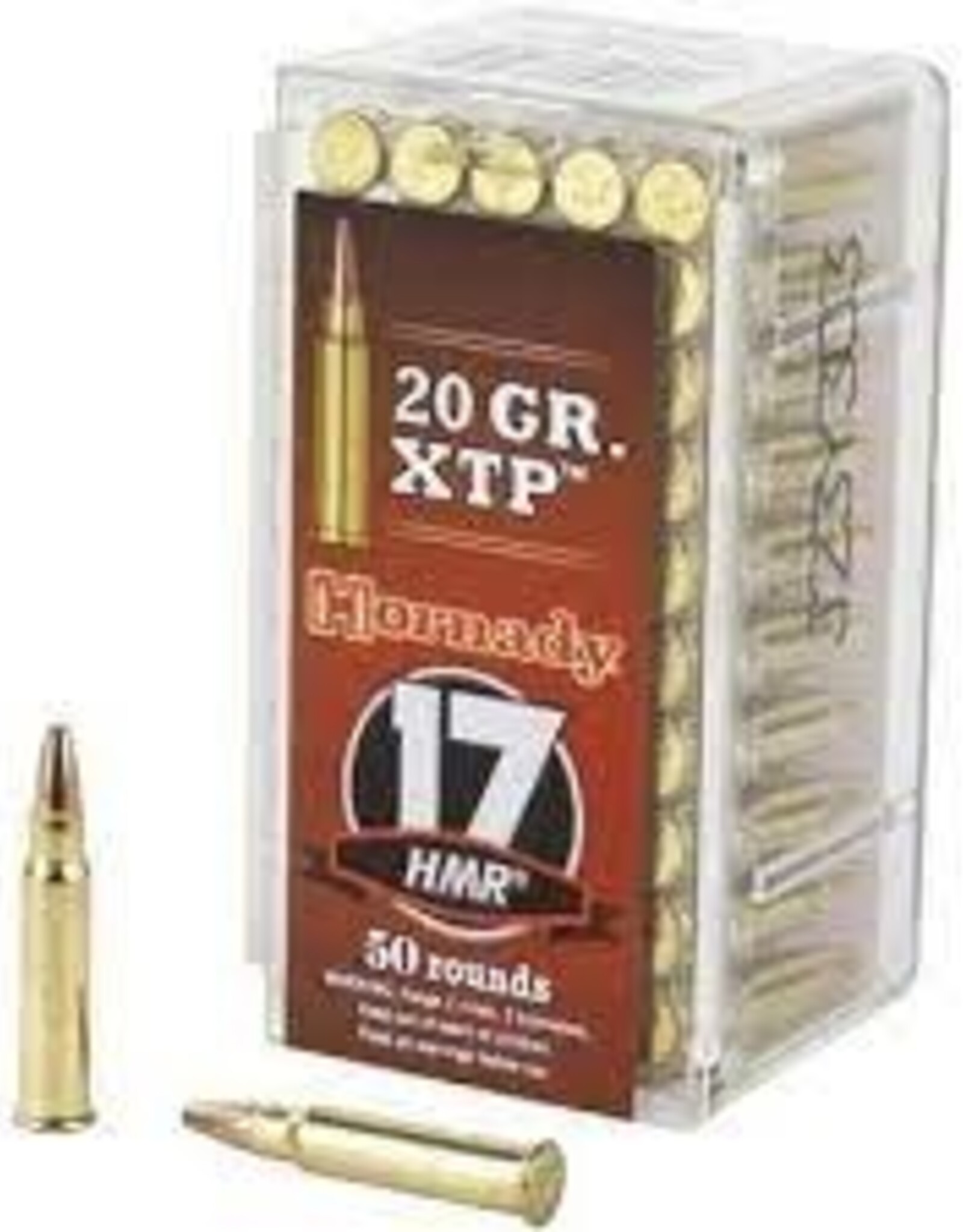 HORNADY AMMO 17 HMR 20 GR XTP