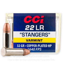 CCI 22 LR Stranger 32 GR CPHP 100 Count