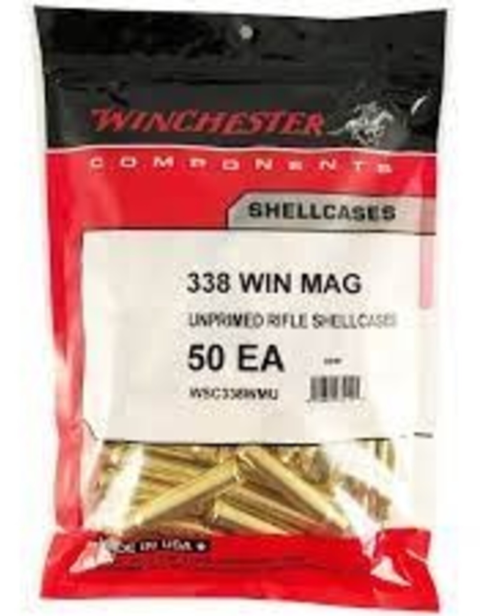 Winchester Unprimed Brass 50 Per Pack