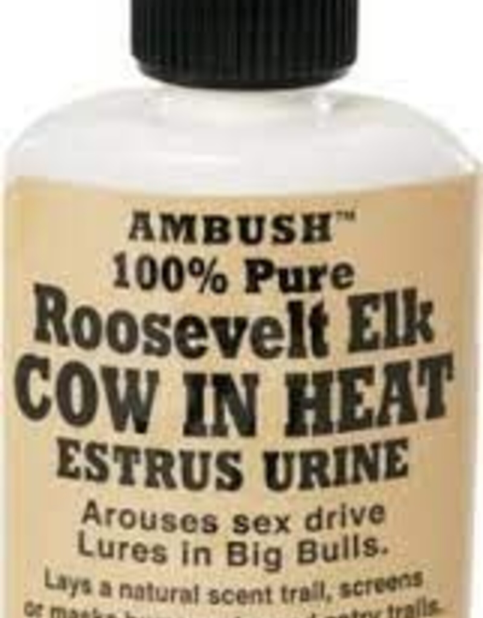 Ambush Rocky Mountain Elk Cow In Heat Estrus Urine 3 1/2 oz