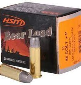 HSM Ammunition 45 Colt + P 325 Grain Bear Load