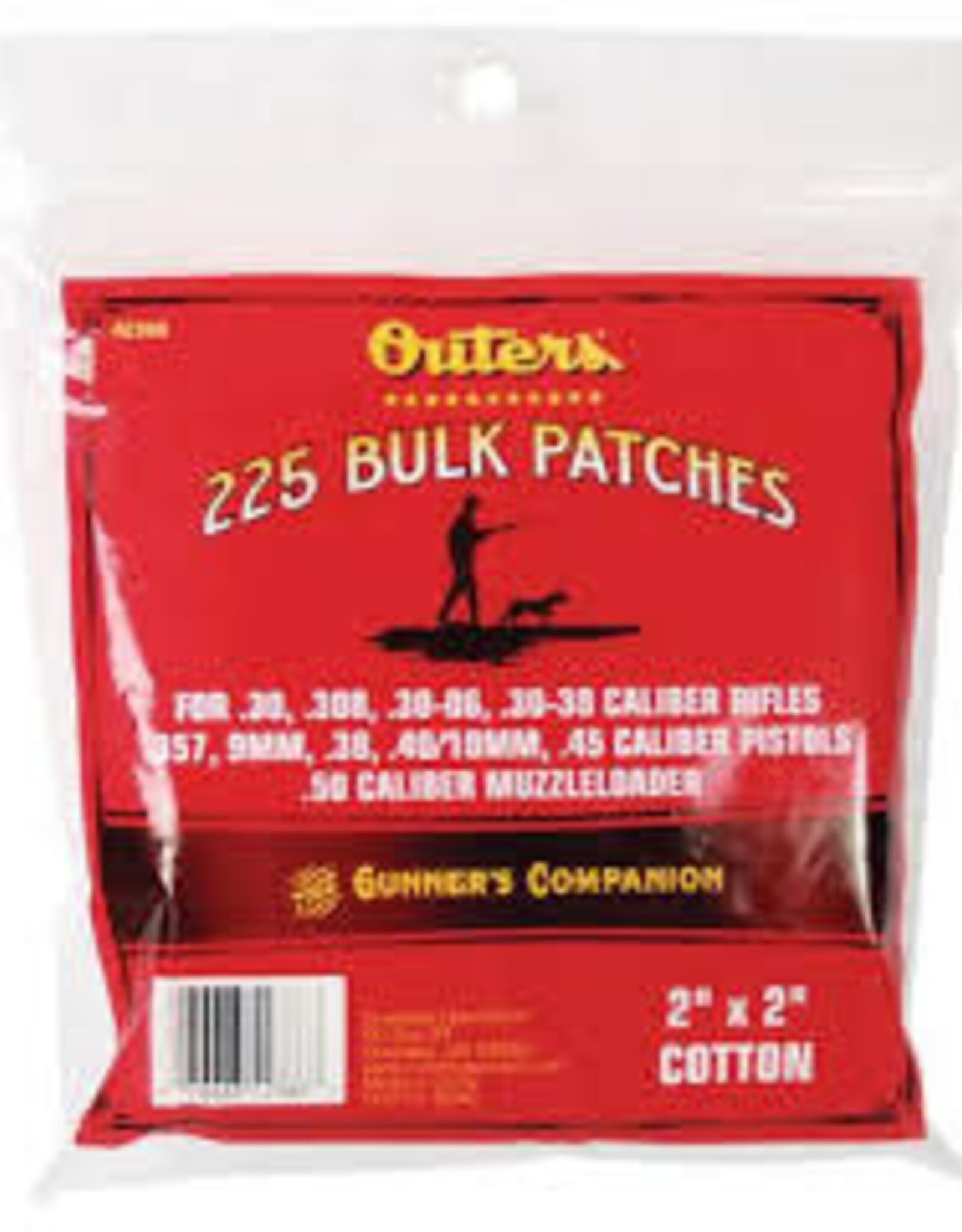 Outers COTTON BULK PATCHES .23-28(250)