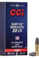 CCI Quiet 22 Semi-Auto 22 LR, 50 Rounds