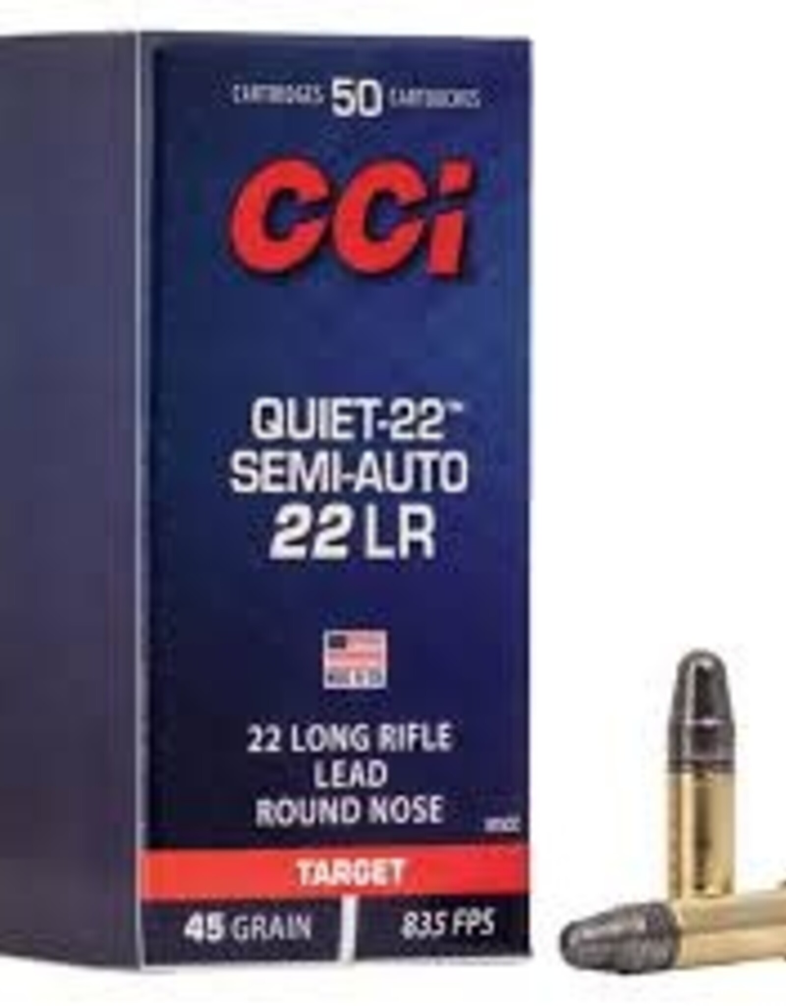 CCI Quiet 22 Semi-Auto 22 LR, 50 Rounds