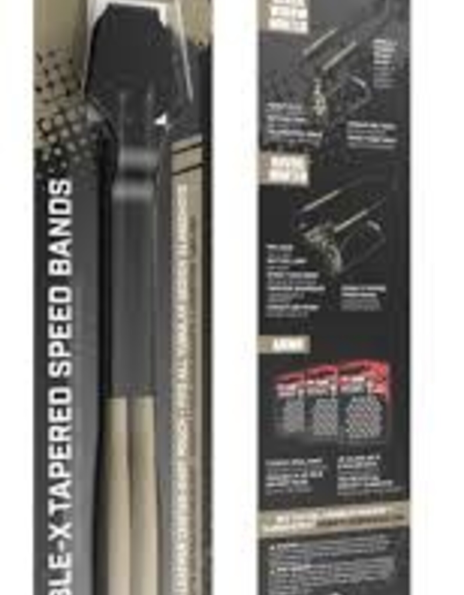 Barnett Double-X Tapered Brn/Blk Slingshot Band