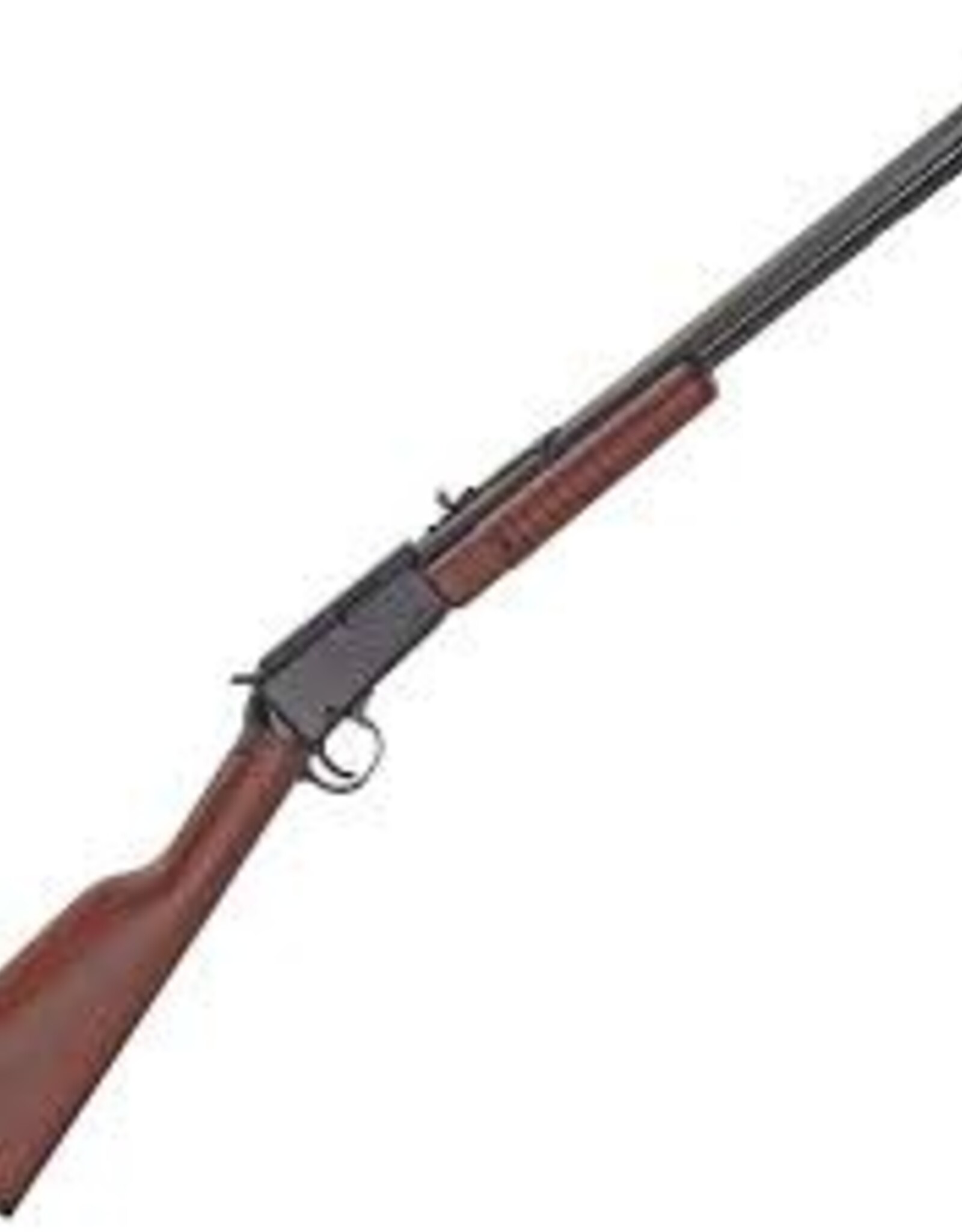 Henry Pump Rifle 22 LR, RH 19.75 in, Blued, Wood Stk, 15+1 Rnd