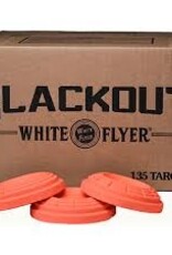 White Flyer Blackout All Orange or Black Top Clays 135 count