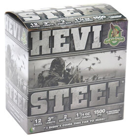 HEVI-Shot Hevi-Steel Shotshell 12 GA, 3 in, No. 2, 1-1/4