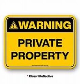 PRIVATE PROPERTY SIGN