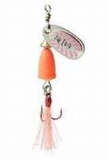 Blue Fox Tackle Classic Vibrax Glow Spinner 3/16 oz Pink / Orange