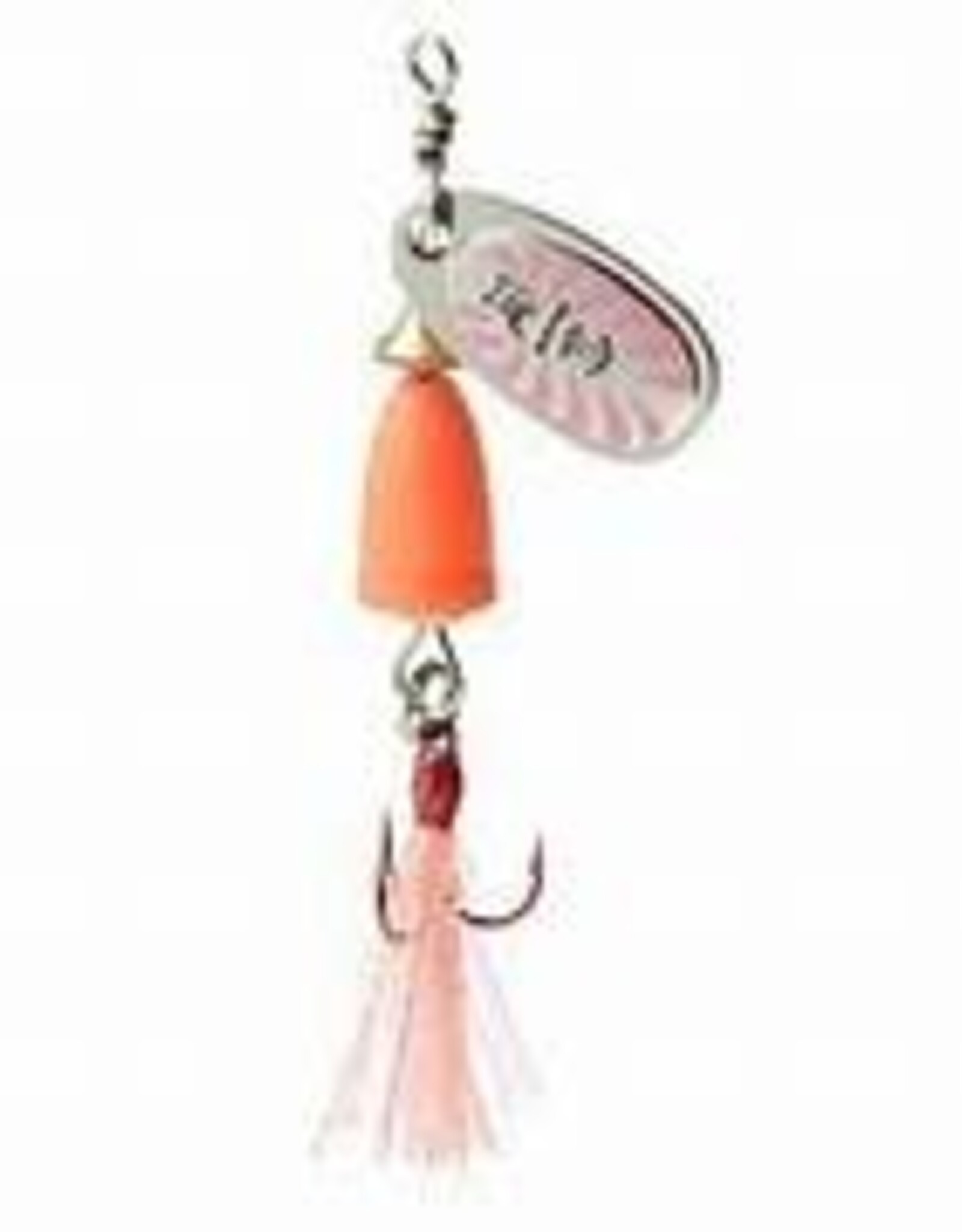 Blue Fox Tackle Classic Vibrax Glow Spinner 3/16 oz Pink / Orange