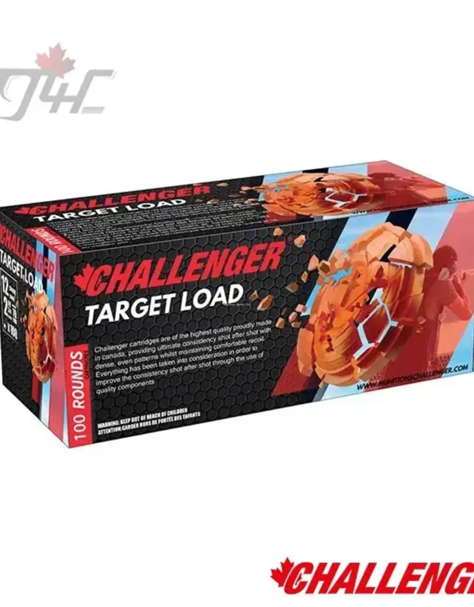 Challenger Target Load 100 Round pack, 7.5, 2 3/4"