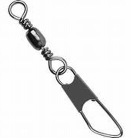 Mustad Barrel Swivel With Safety Snap