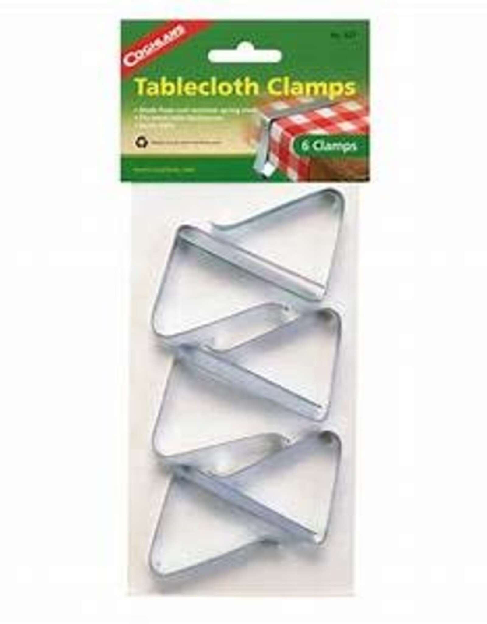 COGHLANS TABLECLOTH CLAMPS 6 PK