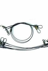 Eagle Claw Leader 20# Black 3Pk  9" Steel