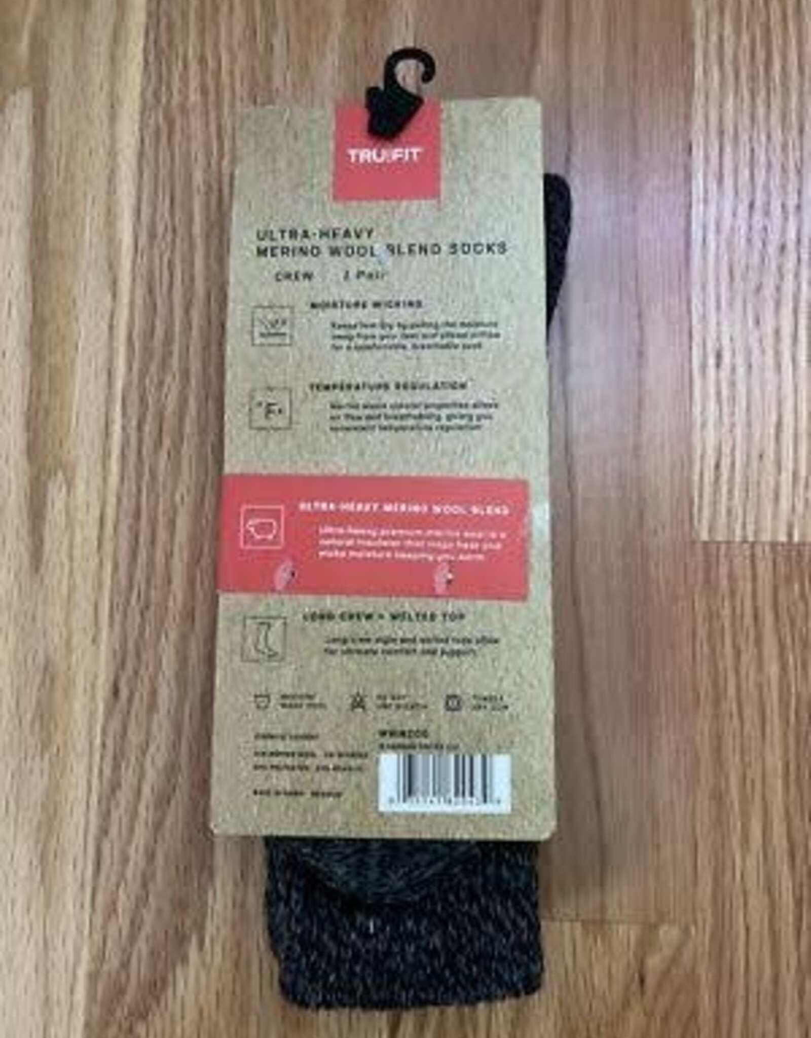 trulfit Men's Ultra Heavy Merino Wool Blend Socks
