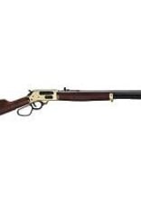 Henry Brass Lever Action, Walnut, Side Loading Gate, 22" Octagon Barrel, 45-70 Govt