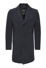 ONSJAYLON CHECK WOOL COAT